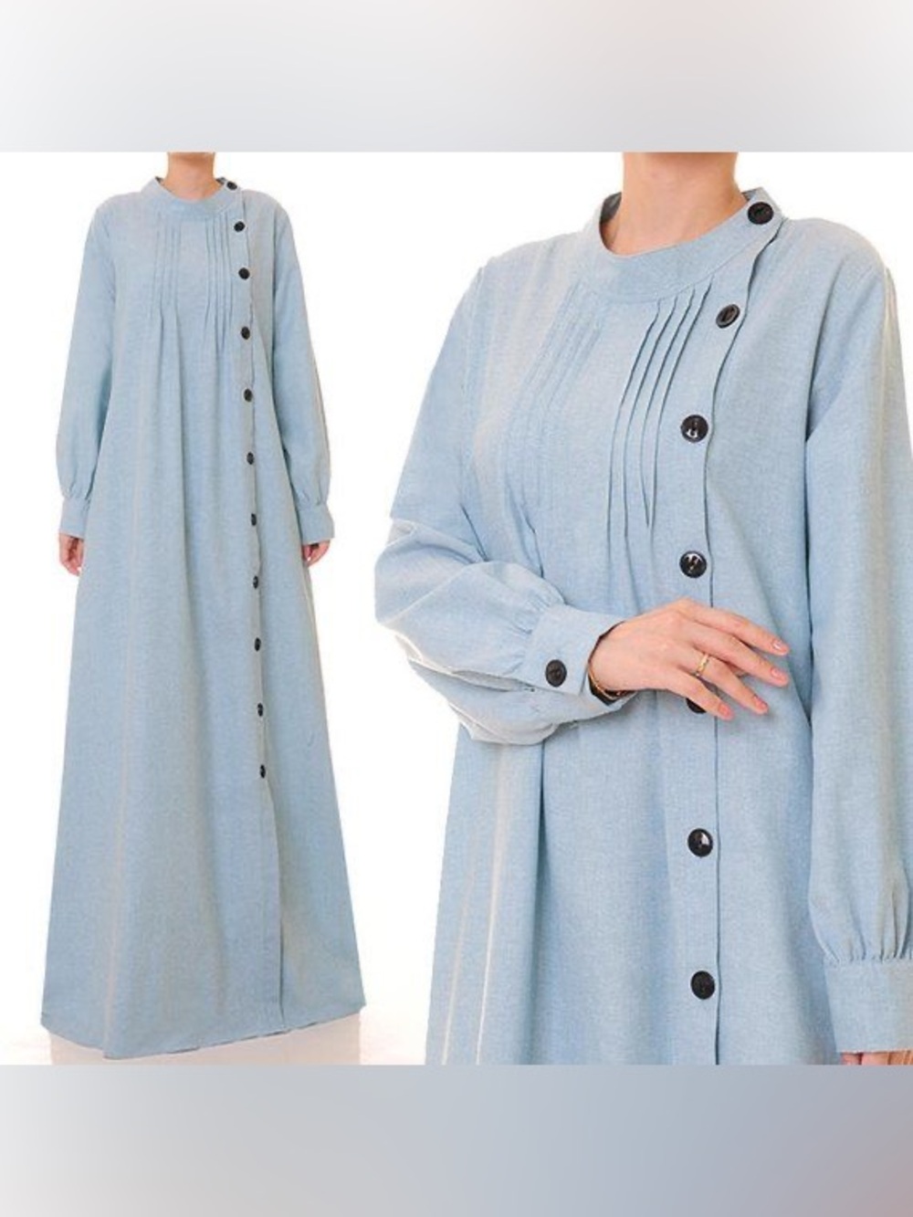 Celmia Collection Cotton Sz 5X Modest Maxi Dress Minimalist